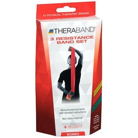 Thera-Band Resistance Bands Beginner-Intermediate - 1 ea., Pack of 2