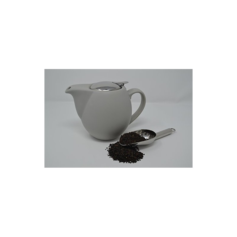 Saara 0.9 Litre Ceramic Teapot (Matt Grey)