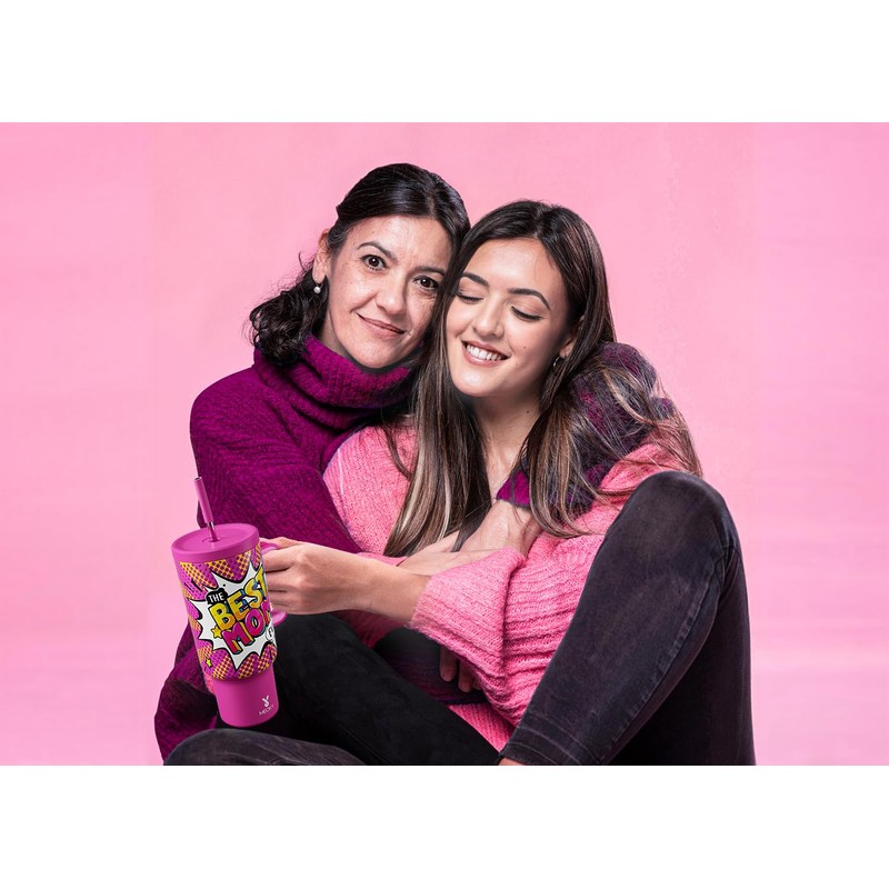 Meoky 40 oz Tumbler with Handle and Straw (PM)