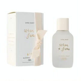 Zara Baby When I Was Alcohol-Free Perfumed Water for Baby Gentle and Calming Cologne with Aquatic Pear Powdery Florals & Soft Musks Eau de Toilette EDT 100ml (3.4 fl. oz)