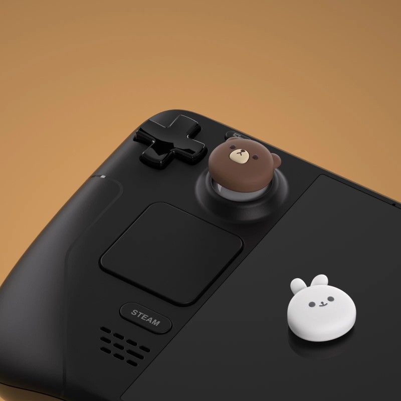 PlayVital Silicone Thumb Grip Caps for Steam Deck LCD OLED