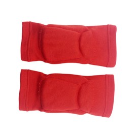 SAFIGLE 1 Pair Elbow Sleeve Compression Pads Breathable Padded Arm Guards for Sports Men Women for Basketball Football Weightlifting Red Color