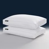 Serta Hotel Collection Pillows White Goose Feather Down Fiber Gusseted