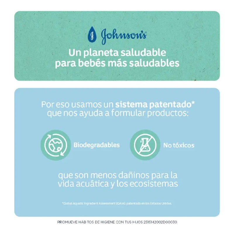 Jabón Líquido Para Bebés Johnson's Oat 400 Ml.