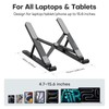 OMOTON Laptop Stand for Desk, Portable Computer Stand for Laptop