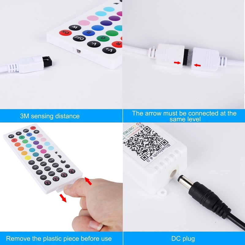 ALED LIGHT IR Remote Control 44 Button for RGB LED