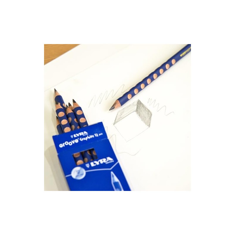 Lyra Groove Jumbo Colouring Pencils in Cardboard Case K05 5