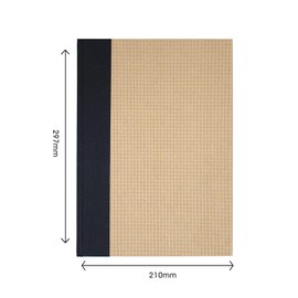 Artway Enviro Recycled Hardback A4 Sketchbook - Portrait - 92 Sides (46 Sheets) of 170gsm Recycled Cartridge Paper, White