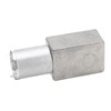 Worm Gear Motor High Torsion 12mm Single Shaft Self Locking