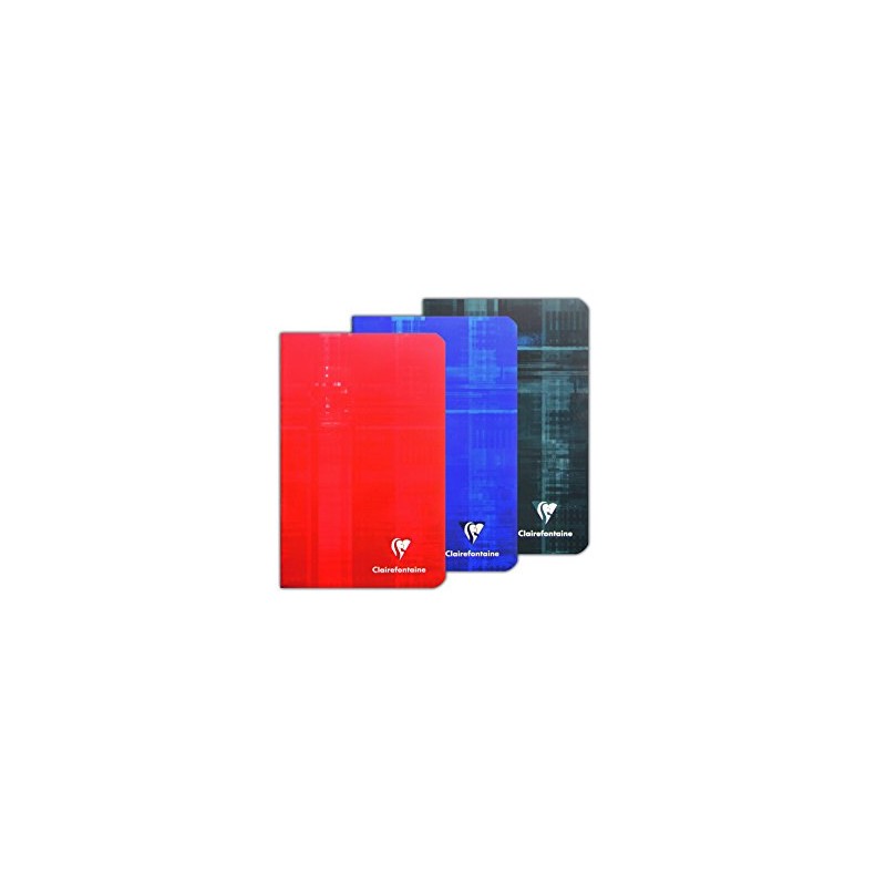 Clairefontaine Seyes 63601AMZC 3 Notebooks 11 x 17 cm 48