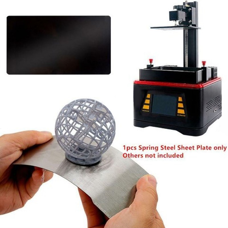 3D Printer Build Plate 230x135mm Flexible Spring Steel Plate Magnetic