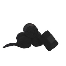 Rhinegold Knitted Travel/Stable Bandages- Black