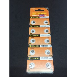 Tianqiu 10 PK AG0 S56 CX521 618 LR63 LR521 V379 D379 SR521W WATCH BATTERY FRESH FREESHIP