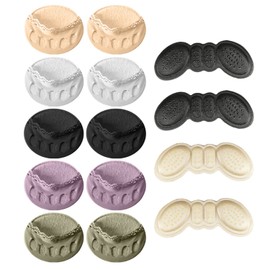 5 Pairs of lace Half Socks, 2 Pairs of Heel tabs, Honeycomb Front Pads, Non-Slip Metatarsal Pads, Invisible Non-Marking tabi Socks, Used for Foot Protection, Relieve Foot Pain and Fatigue