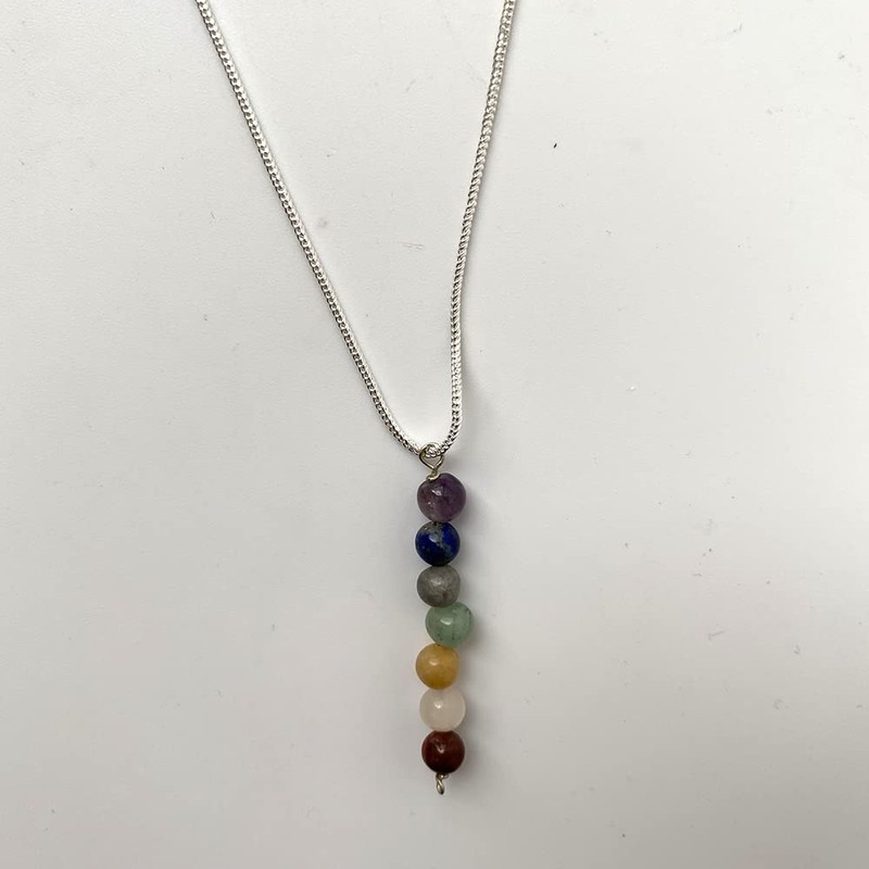 VIE 7 Chakra Gemstone Beads Necklace