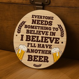 Red Ocean Funny Bar Signs For Home Bar Outside Round Wall Plaque Sign Garden Shed Man Cave Garage Sign Alcohol Gift For Men Women Plaques And Signs Home