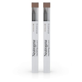 Neutrogena Nourishing Eyebrow Pencil with Spoolie Brush, 2-in-1 Eyebrow Filler In Shade Blonde 10, 04 oz (Pack of 2)