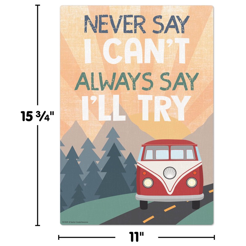 Teacher Created Resources Moving Mountains Road Trip Positive Sayings Educational