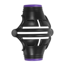 PATIKIL Golf Ball Marker Stencil 360 Degree Triple Track Golf Ball Alignment Marker Tool Line Drawing Marker for Men Women Black/Purple