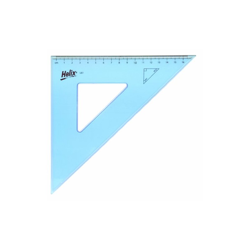 Helix L61040 26cm 45 Degree Set Square