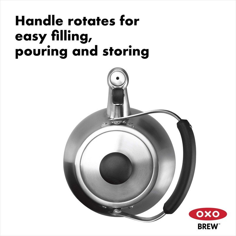 OXO BREW Classic Tea Kettle - Brushed Stainless Steel