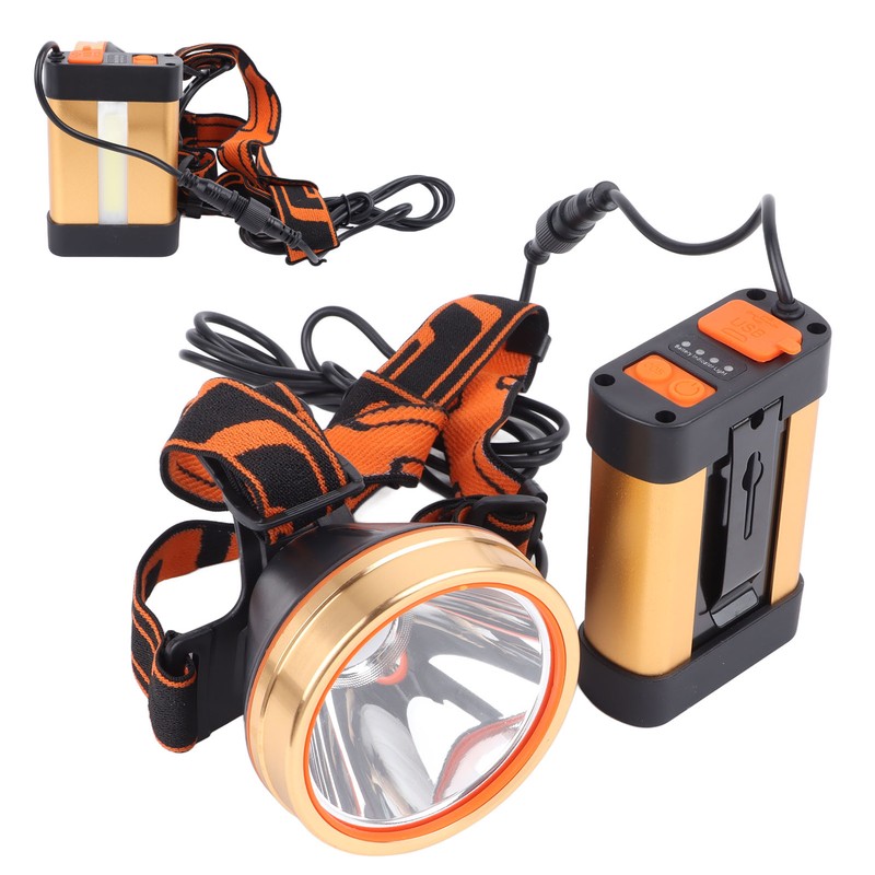 Bright Head Light Waterproof Angle Adjustable Lightweight Multifunctional LED Headlamp