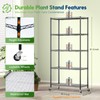 FREELICHT Plant Stand with Grow Light, 5 Tier Adjustable Plant