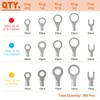 RockDIG 260PCS AWG 22-16 16-14 12-10 Copper Ring Fork Terminals