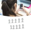 10pcs Hearing Amplifier Dome Silicone Ear Tip Earplug Replacement Accessory