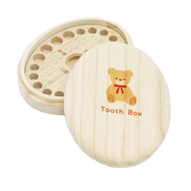 Beagrad Store Paulownia Tooth Case (Teddy Bear)