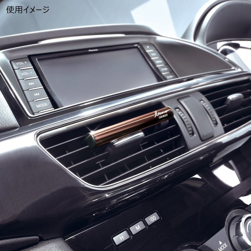 カーメイト(CARMATE) 車用 消臭芳香剤 ルーノ フレグランス スティック エアコン取付 ミュゲ&グリーンアップル 12g H541