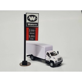 HO Scale Gas Station Pylon Sign Non-Working 1:87 Gasoline Petro