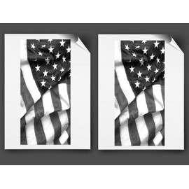 East Coast Vinyl Werkz Motorcycle Fork Decals Stickers - Tactical/Subdued American Flag - 2pc Set - for Harley Davidson Chopper Bobber & All Motorcycles