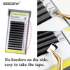 SEEDEW 5D Lash Extensions, 0.07mm C Curl 14mm 12 Rows/Tray,