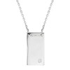 Silpada 'Shine Bright' Rectangular Pendant with Cubic Zirconia in Sterling
