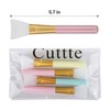 Cuttte 4pcs Silicone Face Mask Applicators, Flexible Facial Mud Masks