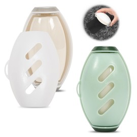 2Pcs Reusable Lint Roller,Washable Sticky Roller, Reusable Lint Rollers for Pet Hair, Lint Remover for Clothes, Super Sticky Lint Roller Ball for Plush Hair,Clothes Ball Remover,Dust (Green+White)