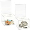 Acrylic Charity Donation Ballot box Fundraising Coin collection Tip box