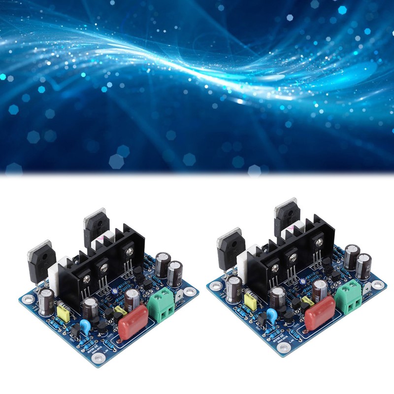 2Pcs MX50 SE Amplifier Board KTB817 Chip 15‑100W 8Ω High