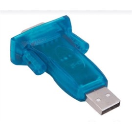 2Pcs USB 2.0 to RS232 Serial Port DB9 9 Pin Male Converter Adapter