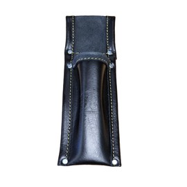 PTI Leather Spirit Level Holder Pouch Pocket Premium Black Scaffolding Tool Belt, Holster