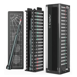 Crosstar 42-in-1 Small Precision Screwdriver Set, Professional Magnetic Mini Repair Tool Kit for Phone, Computer, Watch, Laptop, Macbook, Ring Doorbell, Eyeglass, Electronic