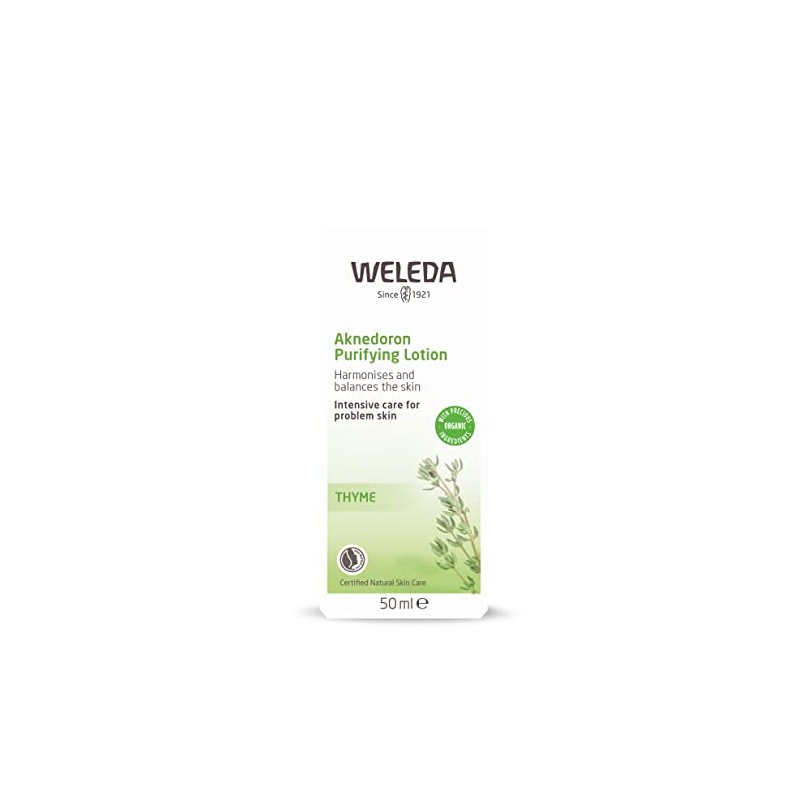 Weleda Aknedoron Purifying Lotion, Reduces Inflammation and Shine & Minimizes