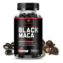 Balincer Maca Negra Orgánica 1200 Mg, 120 Cápsulas Blandas