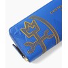 Castelbajac 035625 Round Zipper Long Wallet, Canele Accessories, blue, One