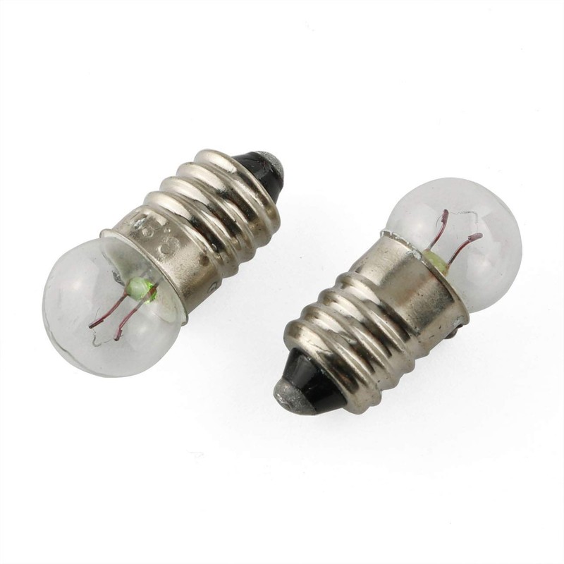 E-outstanding 10pcs E10 Mini Light Bulbs Experiment Screw Base Indicator