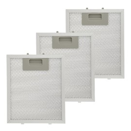 JAMHER 3 Pack W10915369 Range Hood Filter Replacement 5 Layer Aluminum Mesh Hood Grease Filter Fit for Whirlp Kitchen Exhaust Fan Jenn Air Kitchen Aid