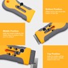 Razor Blade Scraper Tool with 15pcs Extra Blades, Multi-Surface Glass