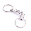 Quick Release Key Ring, Iron Alloy Detachable Keychain, Pull Apart