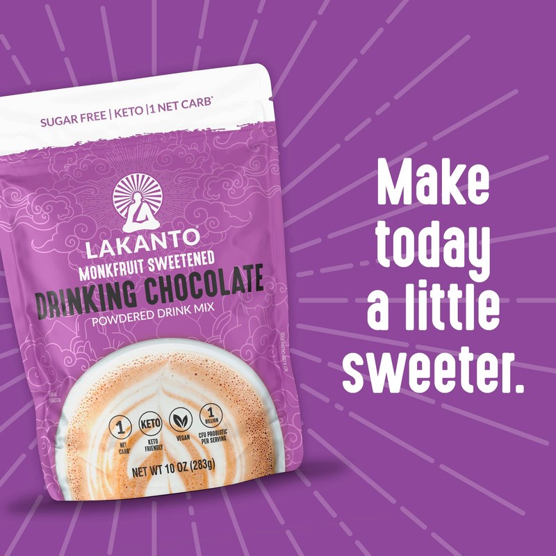 Lakanto Sugar Free Drinking Chocolate - Cold or Hot Cocoa